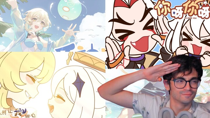 [Genshin Impact /Fan-Made] The Over-the-Top Brother UD, Who Hasn’t Slept in 24 Hours, Listens to Chi
