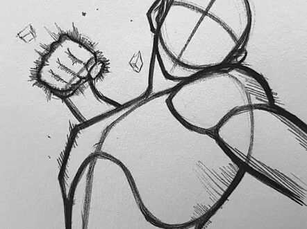 Whose pose is this?