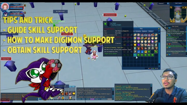 GUIDE AND HOW TO BUILD DIGIMON SUPPORT FOR NEWBIE OR COMEBACK USER - Digimon Master Online