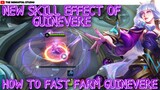 HOW TO USE GUINEVERE - FAST FARM - GUINEVERE NEW EFFECT - MOBILE LEGENDS