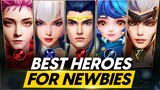 BEST HEROES FOR BEGINNERS FOR SOLO RANKING UP TO MYTHICAL GLORY!