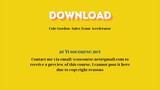 Cole Gordon- Sales Team Accelerator – Free Download Courses