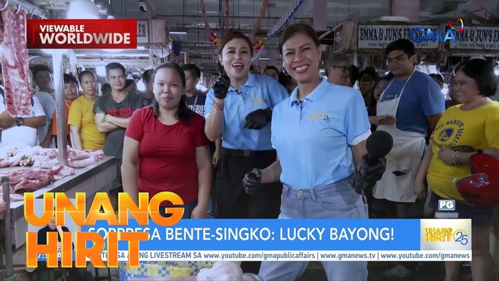 UH Lucky Bayong — Unli hakot sa palengke for 25 seconds?! | Unang Hirit