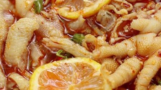 Here comes the homemade version of boneless lemon chicken feet.