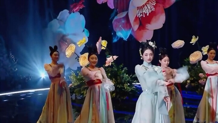 Zhou Jieqiongdy Đêm khiêu vũ của Mười hai vị thần hoa "Múa diều bướm" Múa Trung Quốc