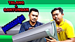 EDUKASI PEMASANGAN TALANG AIR PVC 1/2 LINGKARAN GAMPANG DAN MUDAH