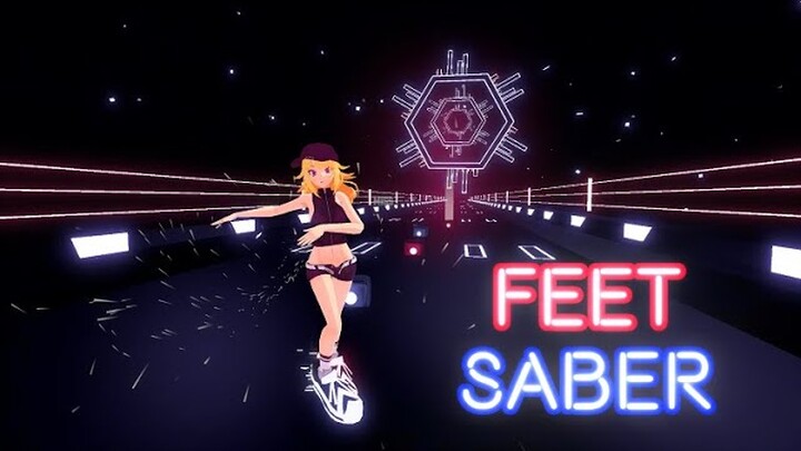 【MOD】FeetSaber - Camellia -  Midnight Amaretto [FullBodyTracking]