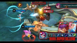 NanAngela Summer SKIN COMBO pake MarksMan BUILD! | Funny Gameplay Mobile Legends