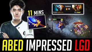 EG.Abed impressing PSG.LGD.Faith_bian - BEASTMASTER 11mins AGHANIM's SCEPTER