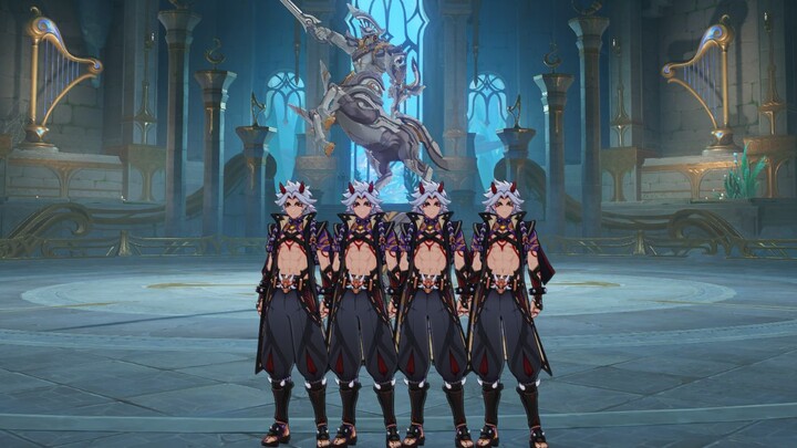 [Genshin Impact] With four Arataki Itto characters and “A-Chou,” successfully defeat the sleeping Go