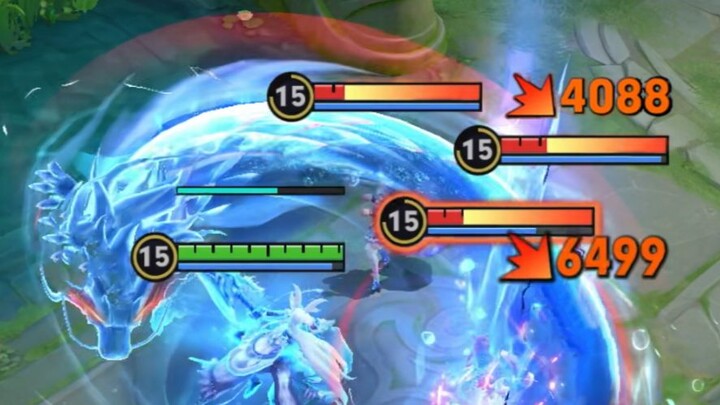 Only the fountain can withstand this one strike.
