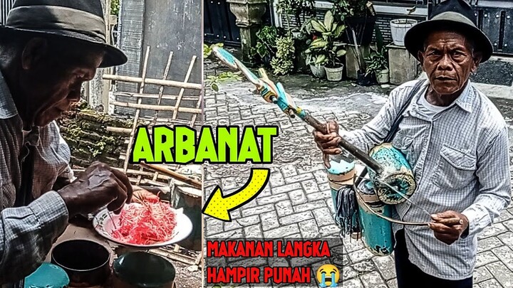 (vlog) arbanat | populer di tahun 80an.seni berjualan manisan dengan alat musik rebab