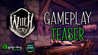 WITCH CRY First TRAILER 💧 NEW HORROR GAME 👁‍🗨 Keplerians PUBLISHING