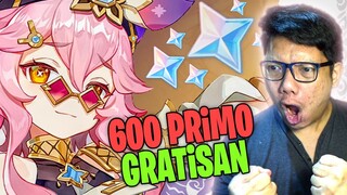 SiAPA SiH YG NGGA MAU 600 PRiMOGEMS GRATiSAN? Di GENSHiN IMPACT