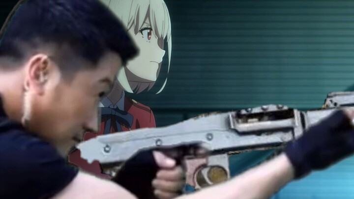 Wu Jing and Hao Jing holding MG3 to rescue Qian Shu from Zhendao