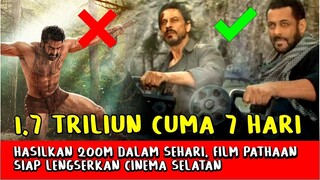 Heboh! Hasilkan 1,700 Miliyar Dihari Ketujuh, SRK & Pathaan Siap Lengserkan Bahubali dan KGF 2