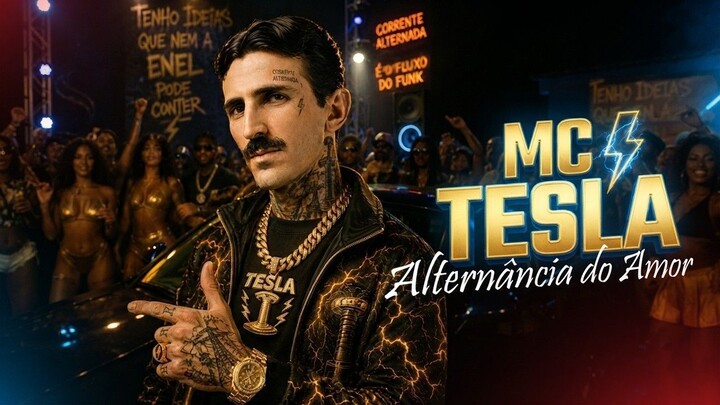 Nikola Tesla - Alternância do Amor | Videoclipe IA