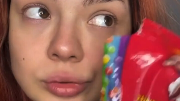 MM bean makeup challenge, the final effect is quite interesting