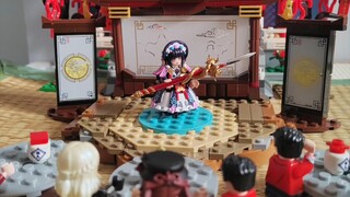 用积木还原出原神云堇唱戏场景