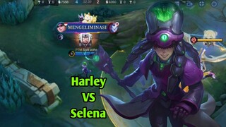 Selena tengil?.....kita imbangin pake Harley Mid Laner+Flameshot | MLBB MOBILE LEGEND