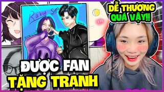 Ruby Cực SỐC Khi Được Thấy " FAN VẼ TẶNG " NHững Bức Tranh Cực Đáng Iu !