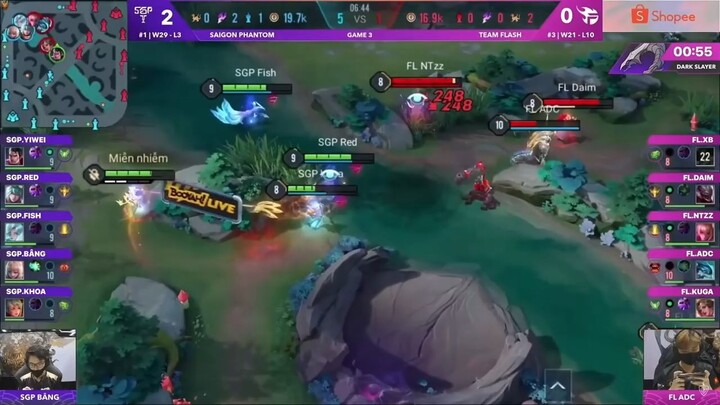 SIÊU KINH ĐIỂN : SAIGON PHANTOM 9 - 0 TEAM FLASH p4