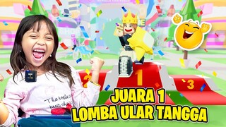 LEIKA JUARA 1 LOMBA ULAR TANGGA RAKSASA 😱😨 PARTY GAME IN ROBLOX [ROBLOX INDONESIA]