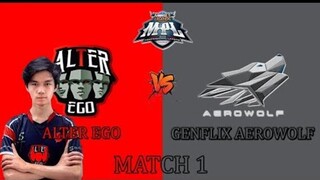 Alter Ego vs Genflix Aerowolf GAME 1 MPL ID S6 Week 2 Day 1 | Genflix vs Alter Ego ESPORTSTV Id