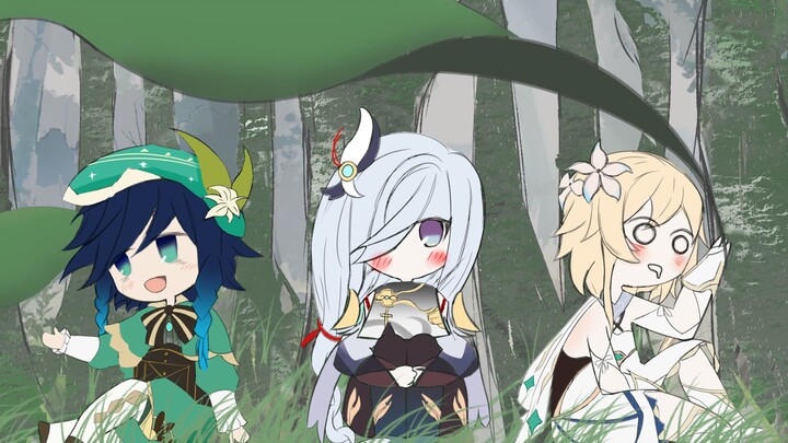 【原神/手书】旅行歇息的片刻