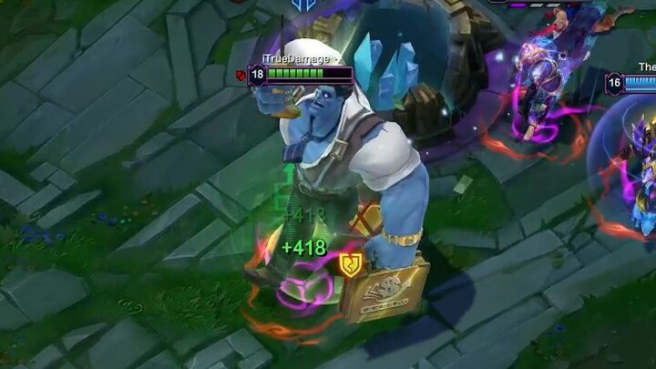 The episode ADs dread most: Full-health Mundo single-handedly holds off a 2-AD lineup! Nine-Dragon P