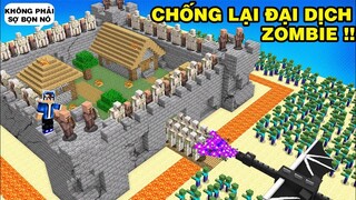 Mình Đã Tìm Khoáng Sản Enderite | Chống Lại Đại Dịch Zombie Tấn Công Làng | TRONG MINECRAFT PE..!!