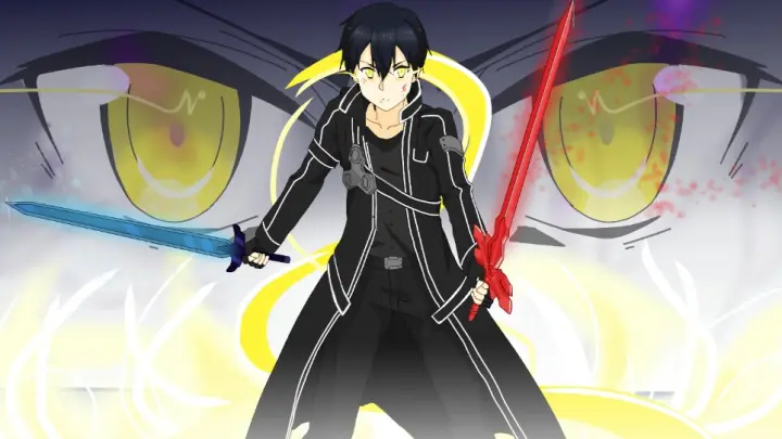 The strongest two swordsman in the history of animation - Kirito Ginseng!