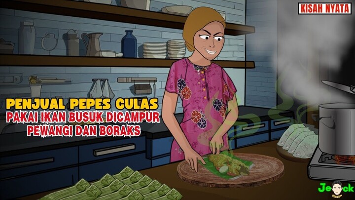AZAB PENJUAL PEPES IKAN CULAS PAKAI IKAN BUSUK DICAMPUR BORAK   SINETRON AZA