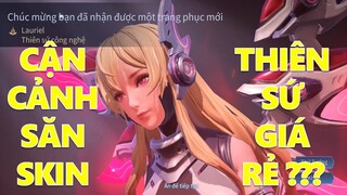 Liên quân mobile Cận cảnh săn Lauriel thiên sứ công nghệ SS Hữu hạn - Ai hên hơn tôi?