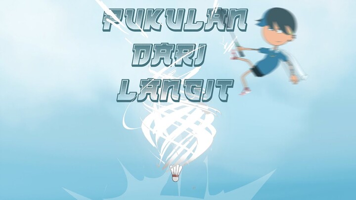 pukulan dari langit - badminton animation