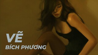 Vẽ Bích phương -painting digital