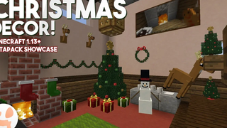 ตกแต่งคริสต์มาสที่น่าตื่นตาตื่นใจ 113+ ตู้โชว์ Minecraft Datapack