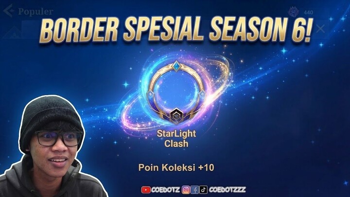 Akhirnya Dapet! Showcase Border Spesial Season 6 "Starlight Clash" Magic Chess GO:GO #mcgg #game