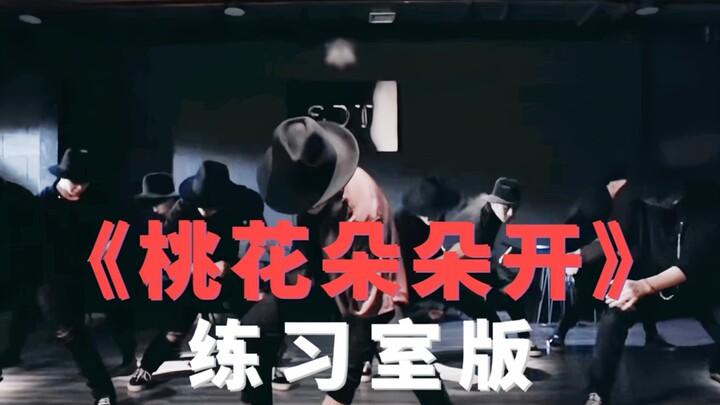 出不去了!易烊千玺跳《桃花朵朵开》练习室完整版!请舞担多多跳舞！适配度太高了