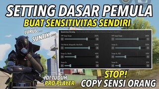 BASIC SETTING PUBG MOBILE UNTUK PEMULA !! CARA MEMBUAT SENSITIVITAS SENDIRI PUBG MOBILE 3.2