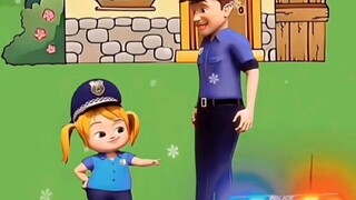 小美和爸爸一起抓小偷！