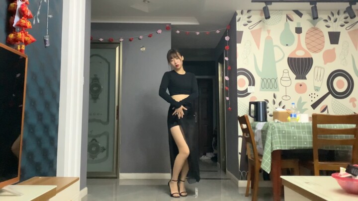 [Masked Forest] Full-song cover dance of Something 10cm strappy high heels, original audio version, 