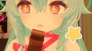 Green Taffy memberimu kue