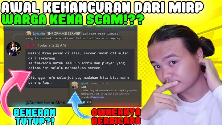 METRO INDONESIA ROLEPLAY TUTUP SERVER!?? SCAM WARGA?! | SIMPLE NEWS GTA SAMP