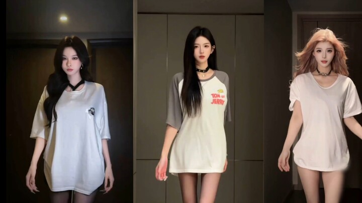 ซีรีส์สายตาดูไม่ทัน｜เปลี่ยนชุดด้วยมือยังลื่นไหลได้ขนาดนี้? สาวสวยสามหน้าจอทำคุณตาลายไปหมด!