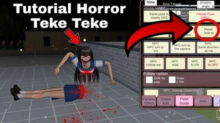 شخصيه الشبح Teke Teke في ساكورا سكول Tutorial Teke Teke Ghost character in Sakura School Simulator