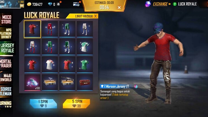 SPIN JERSEY ROYALE TERBARU MODAL 0 DM APAKAH HOKI?