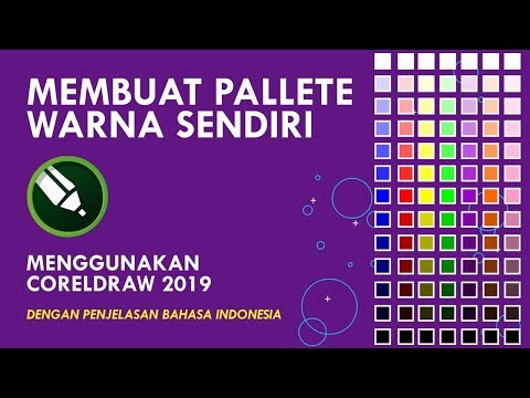 BELAJAR CORELDRAW MEMBUAT PALLETE WARNA SENDIRI