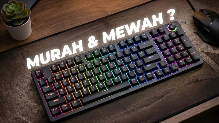 Keyboard 300rb-an Udah Punya Knob Volume?! Brand Mahal Ketar-Ketir! 🔥- Review Keyboard Mikuso XK-96