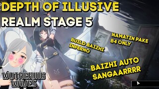 DEPTH OF ILLUSIVE REALM STAGE 5 BAIZHI FULL RUN WUTHERING WAVES